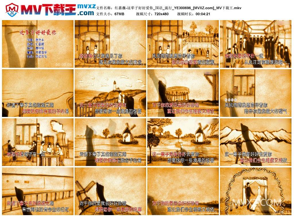 红蔷薇-这辈子好好爱你_国语_流行_YE300696